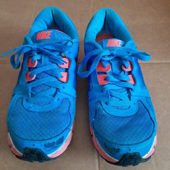 Nike Women’s Dual Fusion ST 2 454240-461 Blue Running Shoes Sneakers Size 9 - Picture 1 of 8